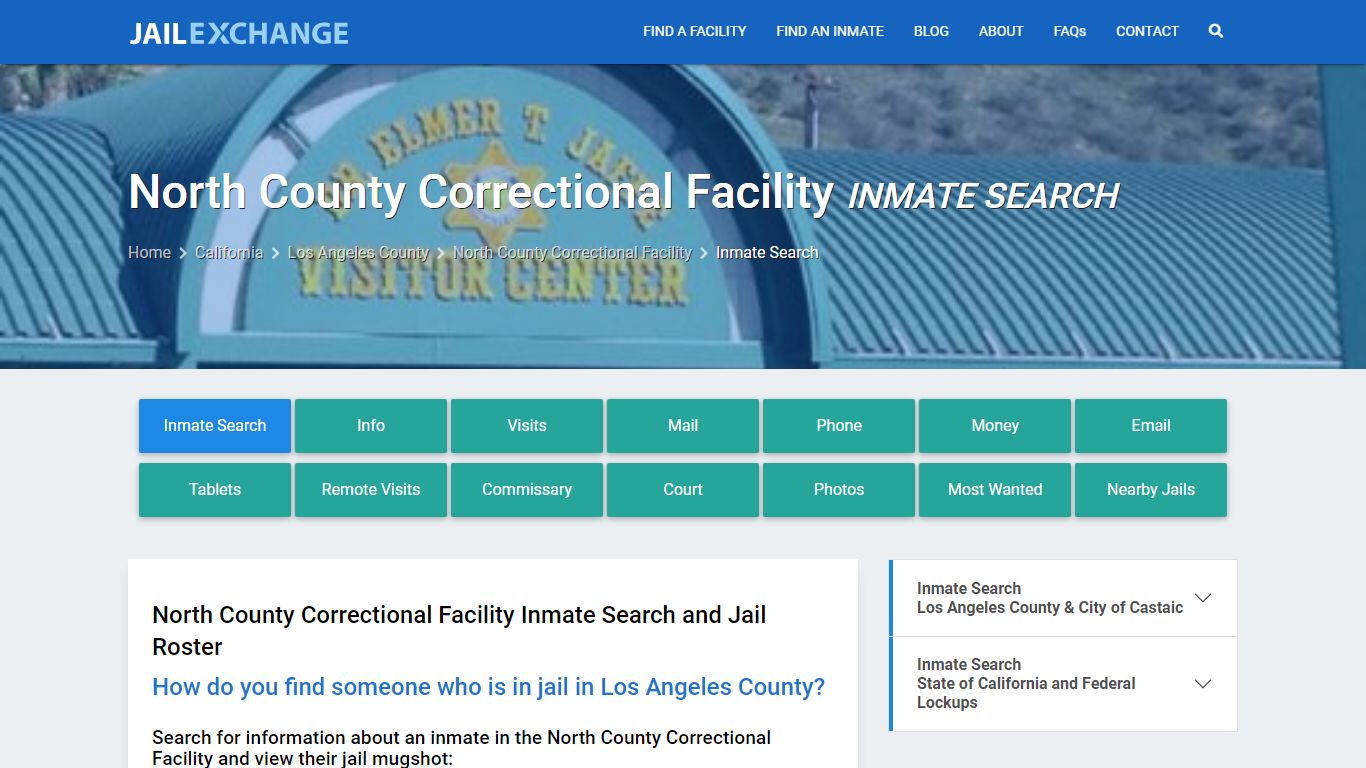 North County Correctional Facility Inmate Search - Jail Exchange